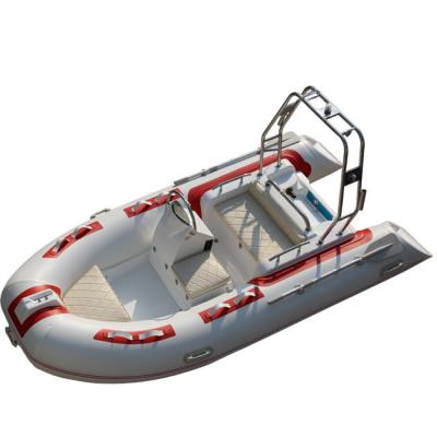 Κίνα 2022  inflatable fishing boats with motors rib boat 12ft rib360C with console and back cabin προς πώληση