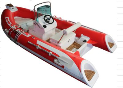 Κίνα 2022 rib boat inflatable speed boat 14ft orca hyalon center console steeing wheels rib430A προς πώληση