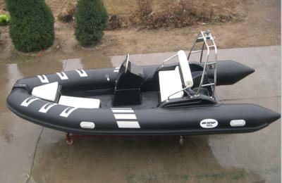 China 2022   hard bottom PVC boat   rib480C with side console  more colors Te koop