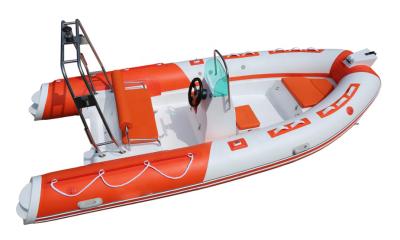 China 2022 PVC rigid rib  boat 16ft  extra wide  rib480W with side seat Te koop