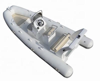 중국 2022  rigid hull inflatable rib boat 17ft  with back cabin  rib520B 판매용