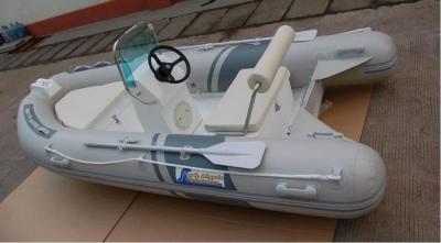 China Small Size Inflatable Hard Bottom Boat Easy Carrying 300cm With Small Center Console for sale