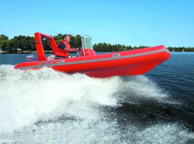 Chine PVC de 16 pi pêchant les bateaux gonflables, bateau bas gonflable avec l'échelle de lancement à vendre