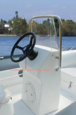 Cina Standard Inflatable Boat Accessories Simple Type Metal Boat Steering Wheel in vendita