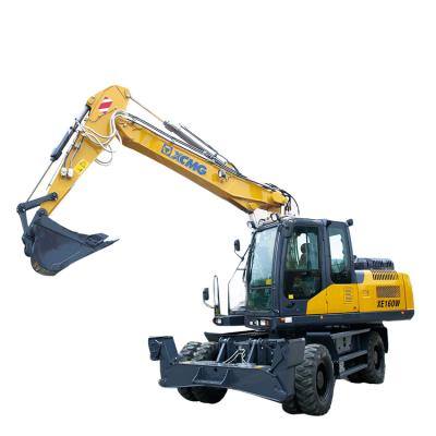 China Construction worksÂ   Hot Sale XCM G 16 Ton Hydraulic Small Wheel Ditch Excavator XE160W Made In China Low Price for sale