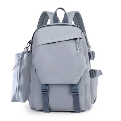 China Anti-Theft Custom Factory travel sports daily shoulder bag back pack college school bookbag classical women canvas backpack mochilas for sale