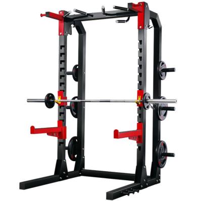 China Fintess Instock Traction-UPS Stretching Rack Adjustable Squat Cage Barbell Training Fitness Multi Rack Station for sale