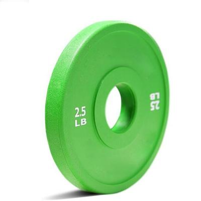 China Weight Plate Fitness Competition Weight Lifting Rubber Barbell Bumper Plate Color Rubber Weight Bumper Plate for sale