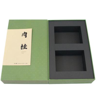 China Recyclable EVA Insert Wine Perfume Bottle Gift Box Lid And Base Rigid Box for sale