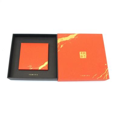 China Recyclable Square Lid and Soap Bottom EVA Luxury Tea Insert Gift Packaging for sale