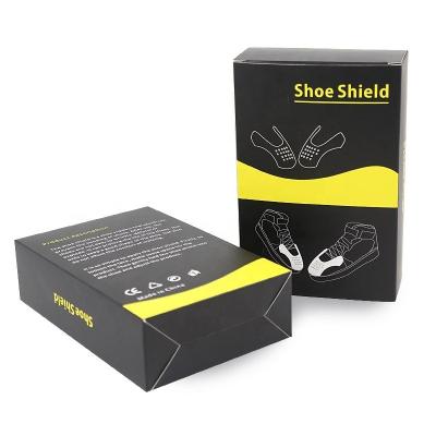 China Recycled Materials Shoe Shield E-commerce Packaging Box Cardboard Folding Retail Box for sale