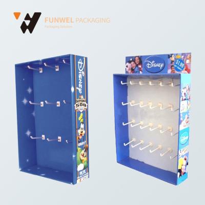 China Recyclable cardboard display stand for mobile accessories, cell phone accessory display stand for sale