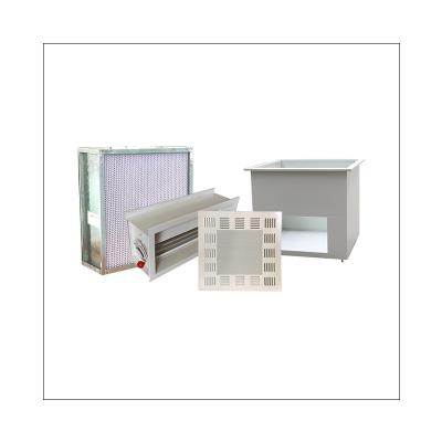 China Lab Clean Room HEPA Box Customized Size GMP HEPA Air Filter Damper  Terminal Outlet for sale