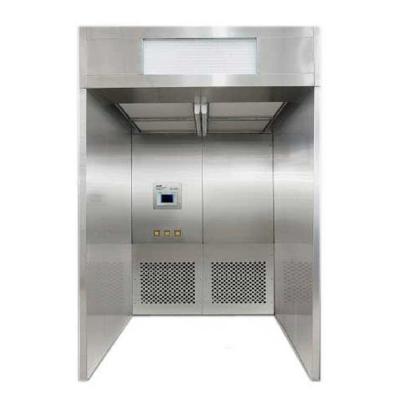 China 80KG Weighing Booth HEPA Filter  99.99% 0.3um Stainless Steel Negative Pressure Room For Cleanroom for sale