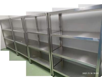 China Contamination Free Stainless Steel Shelf Cleanroom Furniture For Cleanroom Electronics And Pharmaceuticals for sale