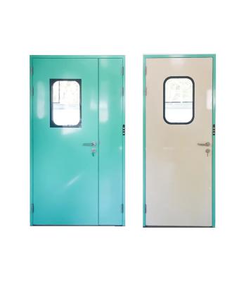 China Polymer Hospital Security Clean Room Door Customized Color Automatic Hermetic Door for sale