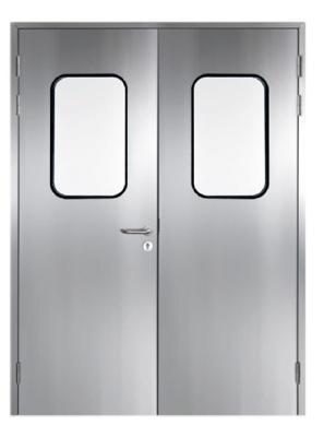 China 304 SS GMP Laboratory Doors Outswing Entry Doors And Windows For Pharma Hygiene Control for sale