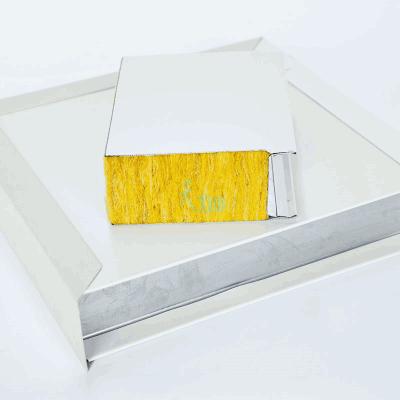 China 50mm environmental protection fireproof rock wool panel à venda