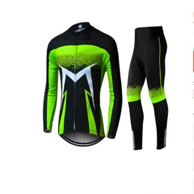 China Breathable Bike Clothes Cycling Tank Tops Cycling Jersey Long Sleeve Suit Summer Mountain Bike Cycling Pro Cycling Suit for sale