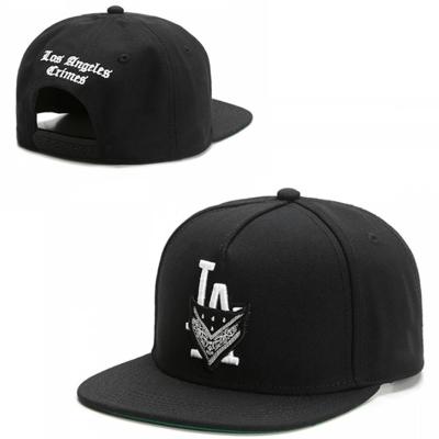 China New OEM fashion factory price JOINT black design your own custom logo hiphop hats wholesale snapback for sale