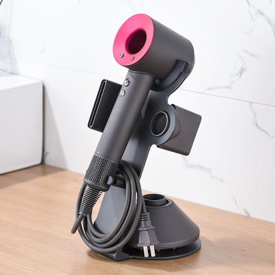 China Amazon Best Selling Barber Shop Counter Metal Bathroom Hair Dryer Stand Workable Stand ODM/OEM for sale