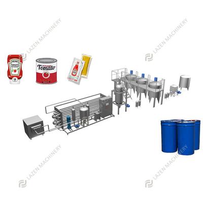 China Tomato Sauce Processing Turnkey Solution For Tomato Sauce Production Tomato Ketchup Machine Tomato Sauce Processing Line for sale