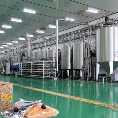 China Processing Line Long Shelf Life Mango Pulp Production Line Automatic Peach Apricot Avocado Peach Plum Pulp Making Machine Processing Plant for sale