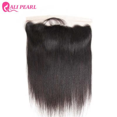 China Parte reta do fechamento do laço do cabelo 13×4 humano, fechamento brasileiro do Frontal do cabelo à venda