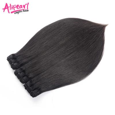 China Straight 10A Human Mink Brazilian Hair Bundle Deals Natural Black Color for sale