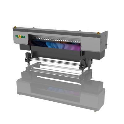 China Advertisement Printing Machine Flora High Speed ​​Advertisement Flatbed Banner Printing Machine Digital Inkjet UV Billboard Printer With LED Lamp for sale