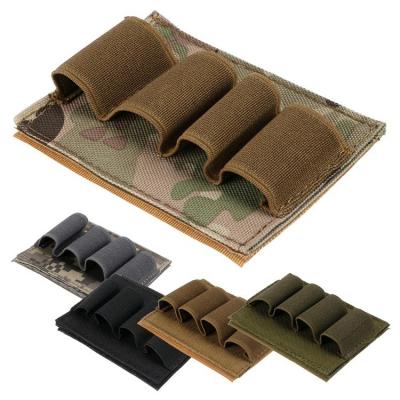 China Tactical Elastic Shooting Shell Pen Organizer Storage Bag Outdoor Activities Battery Holder Flashlight Holder Bullet For Outdoor Gear Molle Pouch for sale