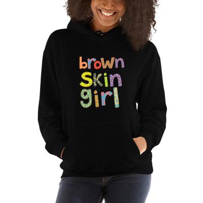 China Queen Afro skin girl children viable brown women girls loose cotton black pure casual export hot-selling women's sweater for sale