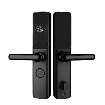 China Popular Electronic Keyless Key Card Hotel Apartments Home Office Best Security Door Lock With Management Software for sale