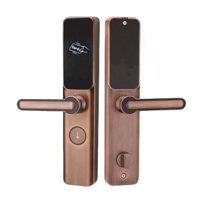 China Popular Anti Theft Alluminum Alloy Smart Door Keyless Lock Life Intelligent Locks For Hotel for sale