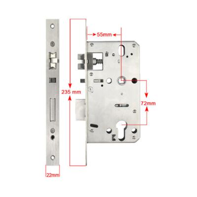 China High Quality Cheap Price CNC Mortise Drill Bit Stainless Steel And Tenon Machine Mortise Anchor Locks Smart Lock Body 7255 Mortise for sale