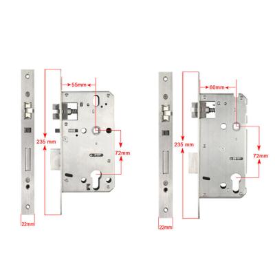 China Elevator Up To 7260 Professional Hot Professional 7255 Security Door Lock Body Intelligent Smart Mortise for sale