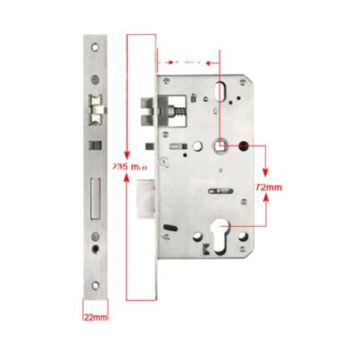 China Elevator Up To Lock Hot Sale Factory Wholesale Price 7255 Elevator 7260 5572 6072 Up To Lock Door Mortise Smart Door Lock Body for sale