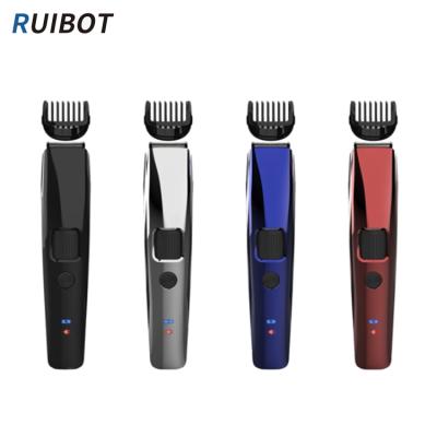 China Outdoor Low Noise Electric Hair Clipper Men Rechargeable Electric Hair Trimmer Hair Trimmer With Indicator Light for sale