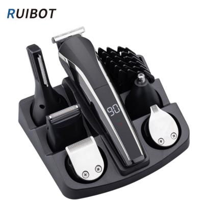 China Outdoor Waterproof 6 in 1 Sets Grooming Men's Clippers Set Accessories Luxury Hair Clippers Hair Clippers for sale