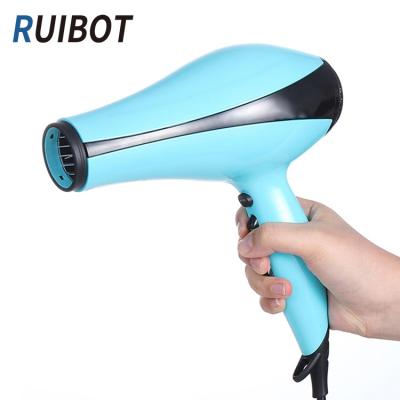 China Foldable Mini Portable Hair Dryer Motor Overheat Protection 2 Speeds Dropout Hook With Concentrator for sale