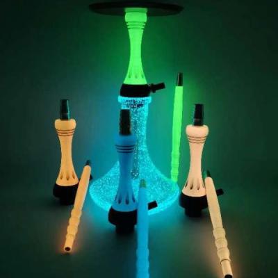 China Take Away Lvtong Luxury Popular Smoking Luminous Russian Hookah High Technology Shisha For Lounge And Party for sale