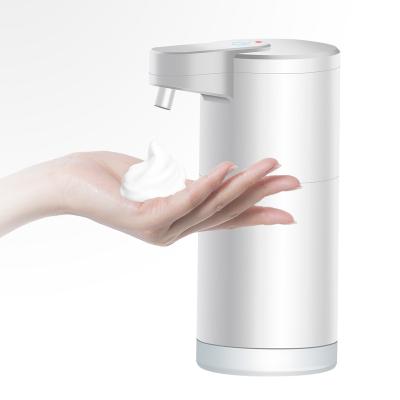 China Contemporary HE-405B 330ml Rechargeable Automatic Foaming Soap Dispenser with Smart Power Management Design New for sale