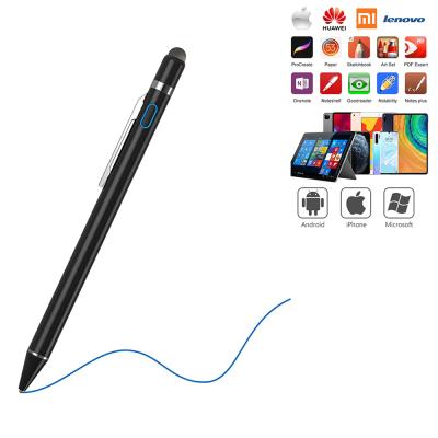 China Mobile Phone Black Stylus Pen Capacitive Touch Pen Screen Devices For iPad for sale