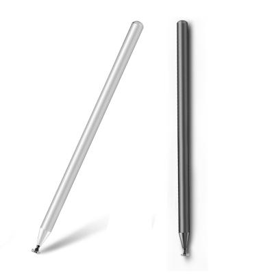 China Soft Body Writing Cast Precision Fine Disc Tip Pencil Metal Universal Touch Screens Tablets Stylus Pens for sale