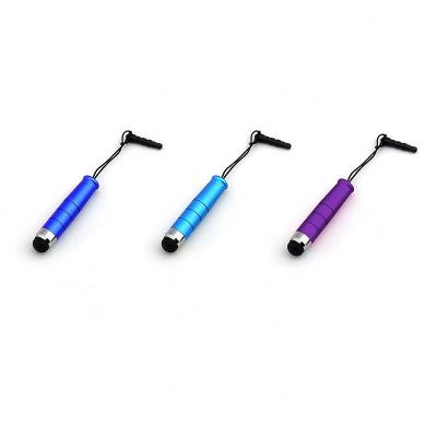 China Mini Gift Rubber Tip Touch Screen Smartphone Soft Rubber Stylus Pen Tablet Stylus Pen for sale