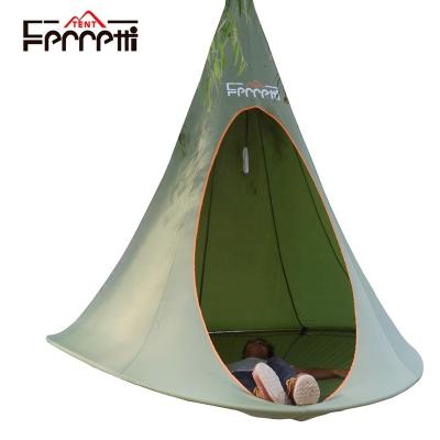 China Forest Camping Modern Outdoor Conical Hammock with Round Bottom Hang on Tree, Single or Double Hanging Tent, Awningg for sale