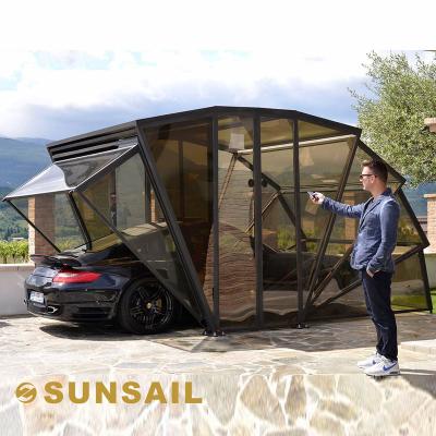 China Sunsail Solar Powered Folding Car Garage - Metal Box for sale