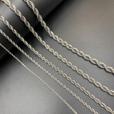 China Wholesale Stainless Steel Twist Chain Jewelry Design Various Jewelry Design Sizes for sale