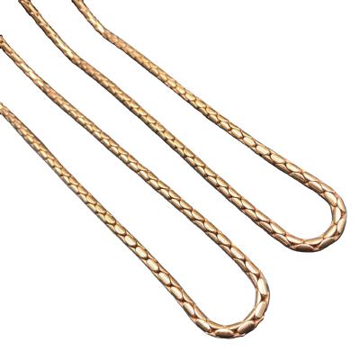 China Sale factory price rough diamond rain pure copper antique chain jewelry design for sale