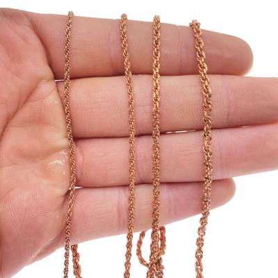 China Bracelets Wholesale Cheap Price Soft Twist Chain For Bracelet Jewelry Making for sale